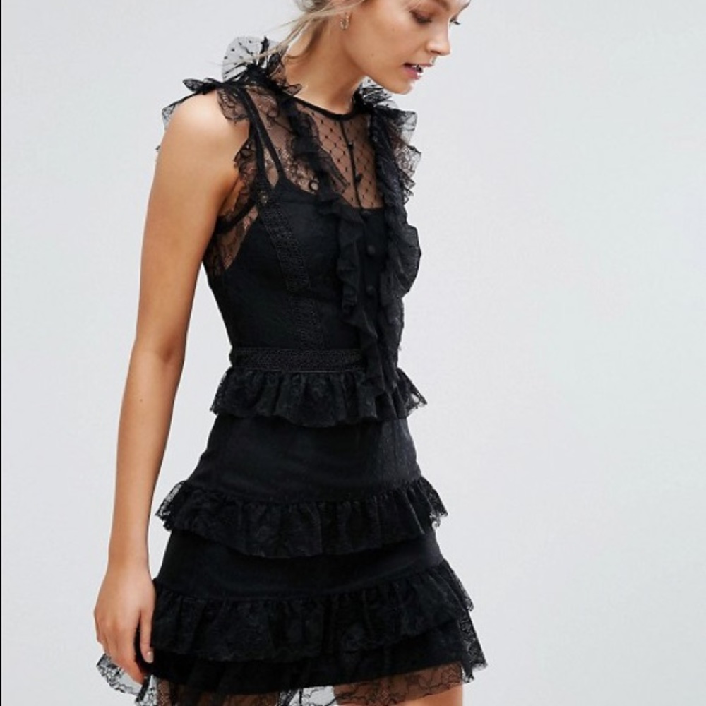 Asos True Decadence Mini Black Dress